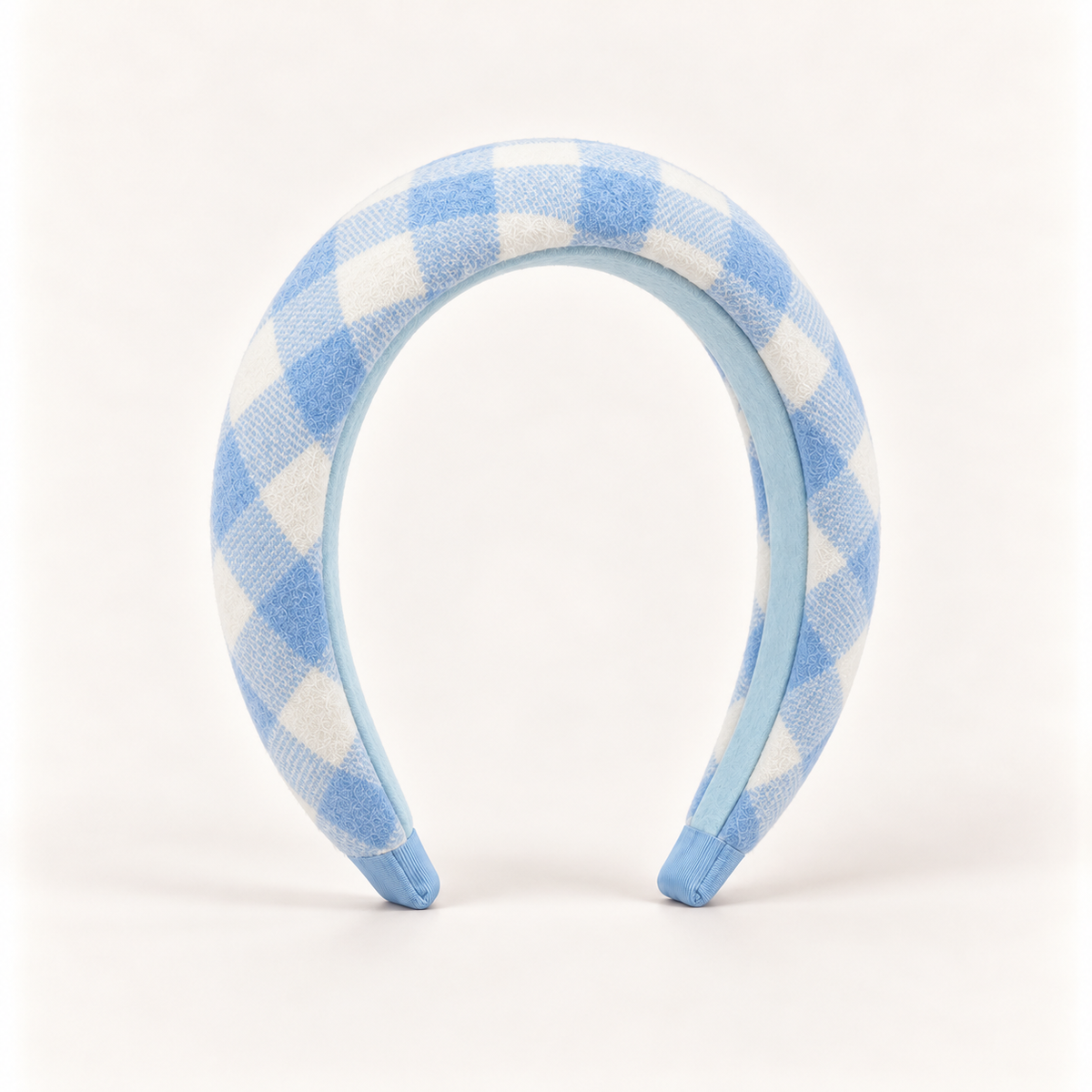 Orynessa Sky Gingham Padded Headband