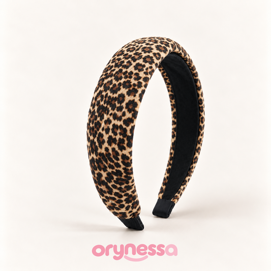 Orynessa Leopard Padded Headband