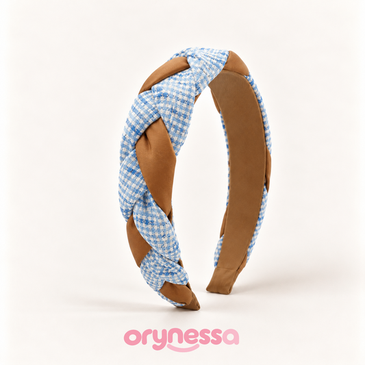 Orynessa Sky & Caramel Braided Headband