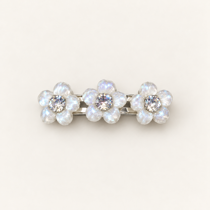 Orynessa Pearl Blossom Crystal Barrette
