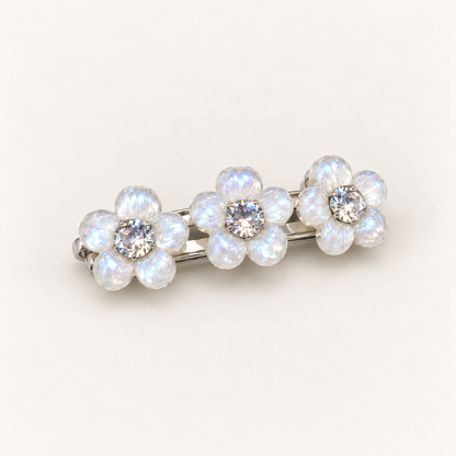 Orynessa Pearl Blossom Crystal Barrette