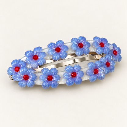 Orynessa Blue Blossom Barrette
