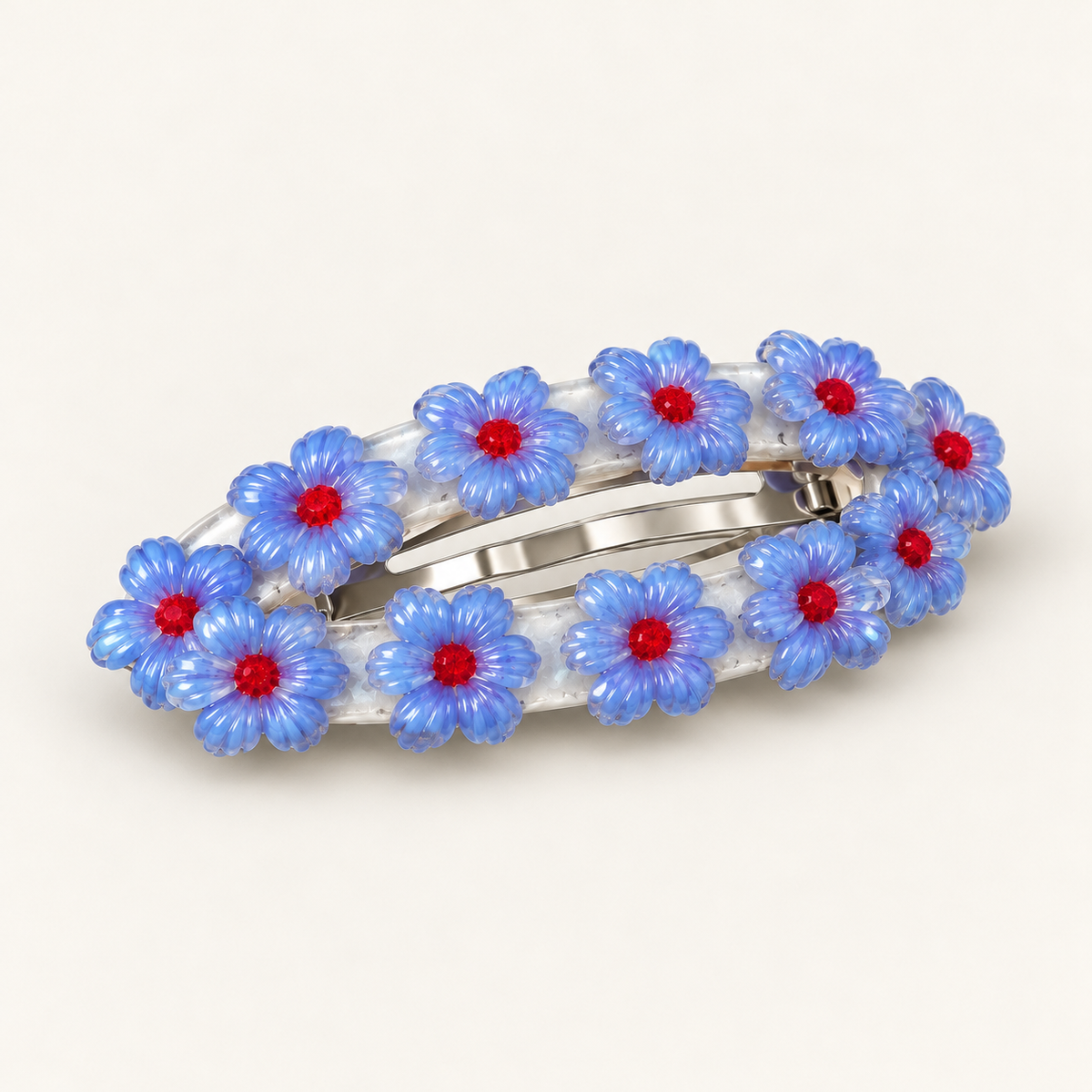 Orynessa Blue Blossom Barrette