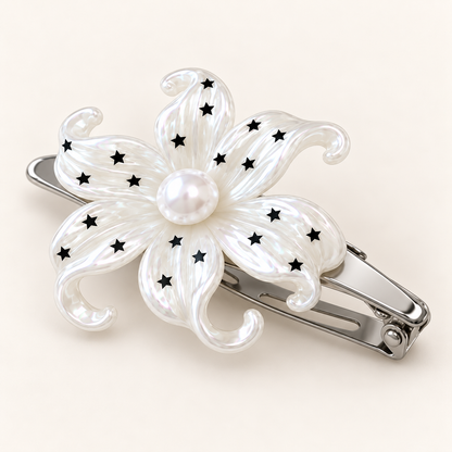 Orynessa Celestial Pearl Flower Barrette