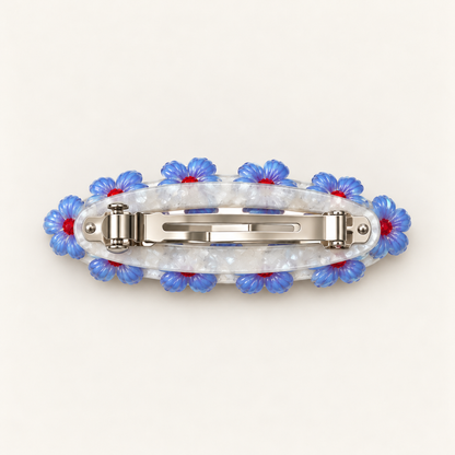 Orynessa Blue Blossom Barrette