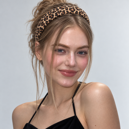 Orynessa Leopard Padded Headband